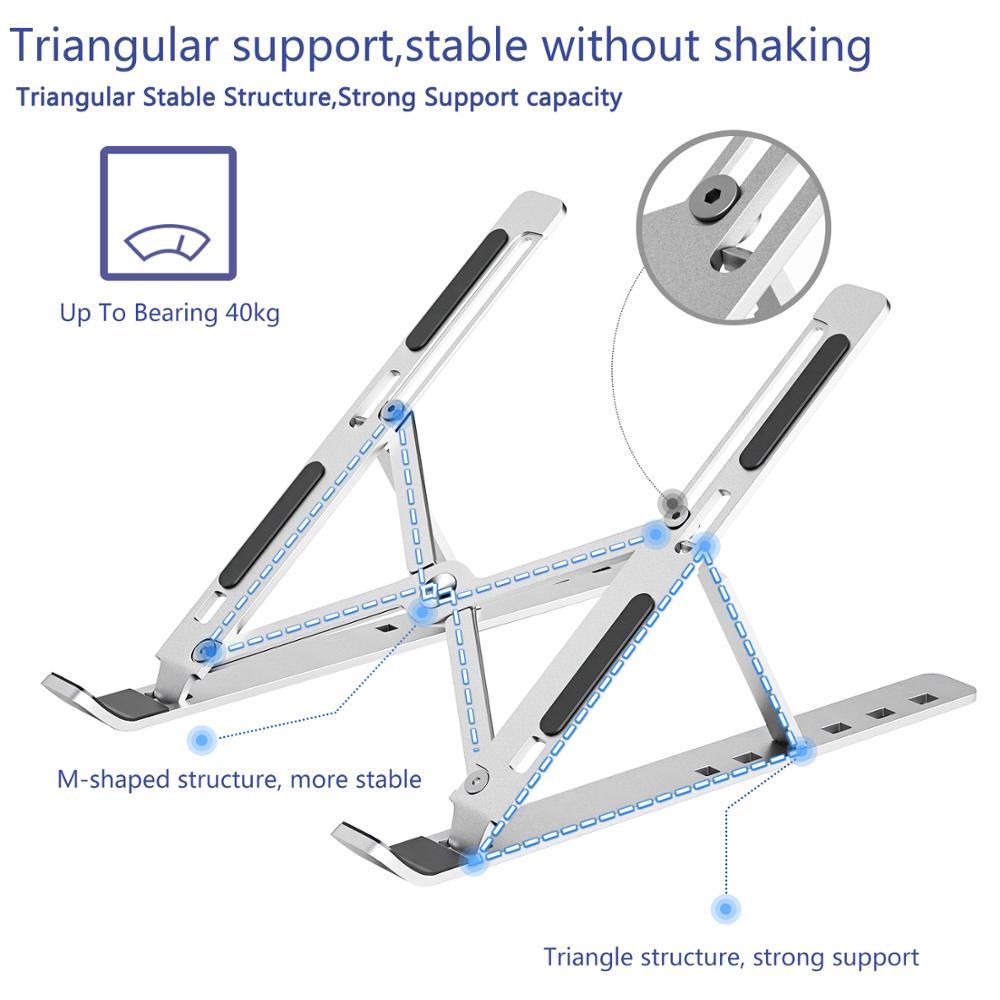 Laptop Stand Creative Folding Storage Bracket (SA2510-062) Laptop Bag Apricot