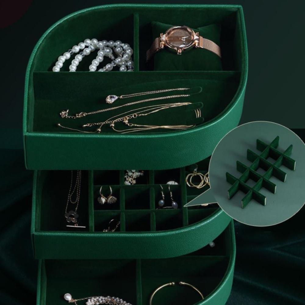 Jewelry Box Leaf Watch box Apricot