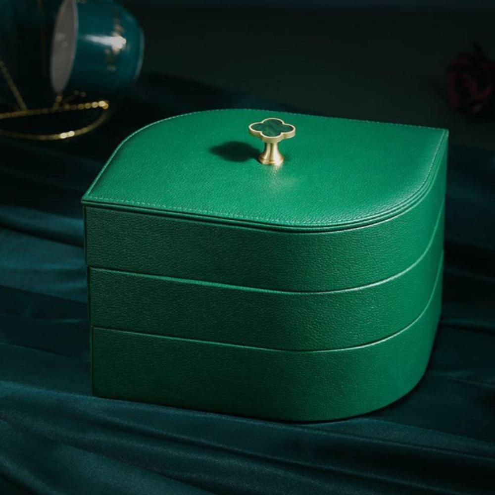 Jewelry Box Leaf Watch box Apricot