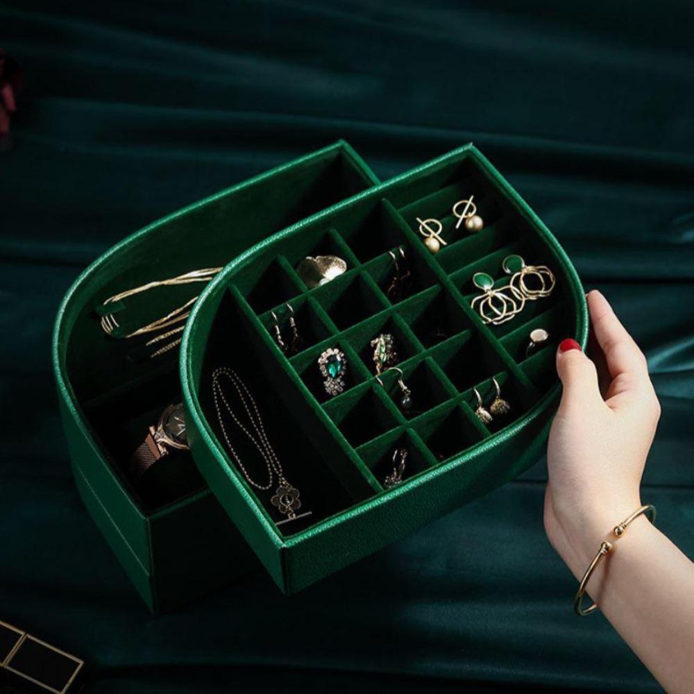 Jewelry Box Leaf Watch box Apricot