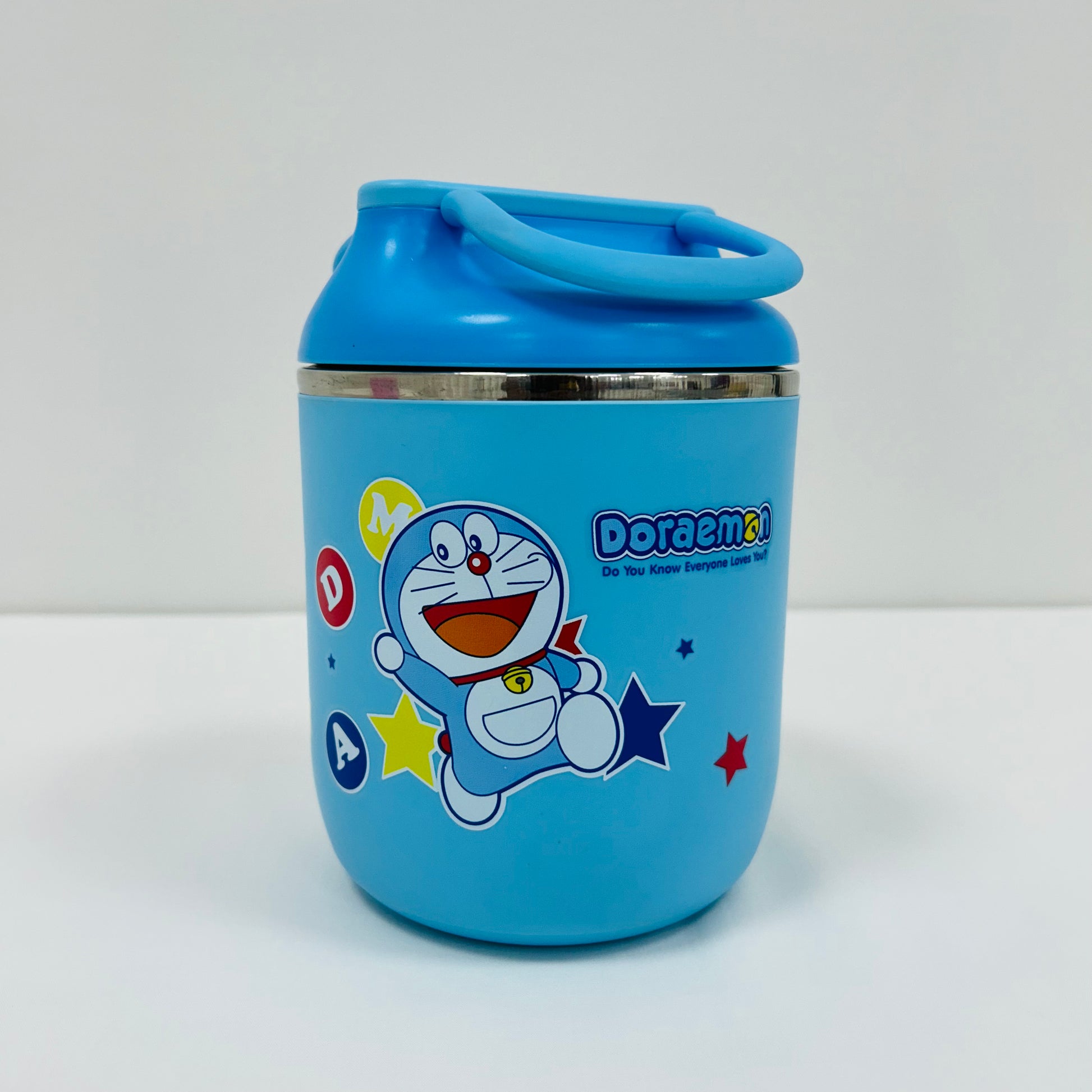 Kids Stainless Steel Lunch Box- Doraemon  Apricot   