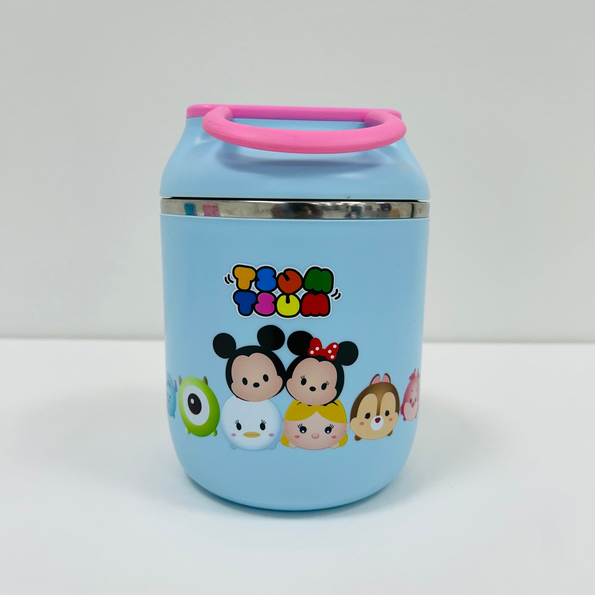 Kids Stainless Steel Lunch Box-Mickey Mouse  Apricot   