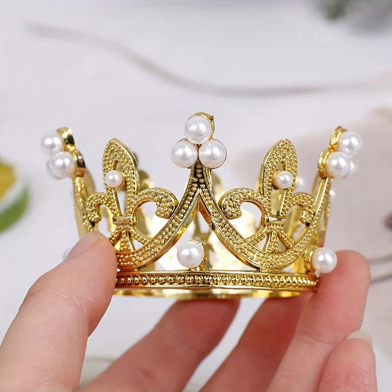 Napkin Holder Rings-Crown(Gold) Kitchen Apricot   