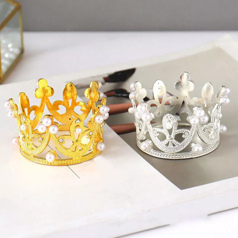 Napkin Holder Rings-Crown(Gold) Kitchen Apricot   