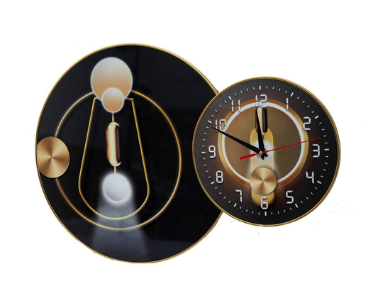 Pendulum Frame with Clock Clock Apricot   