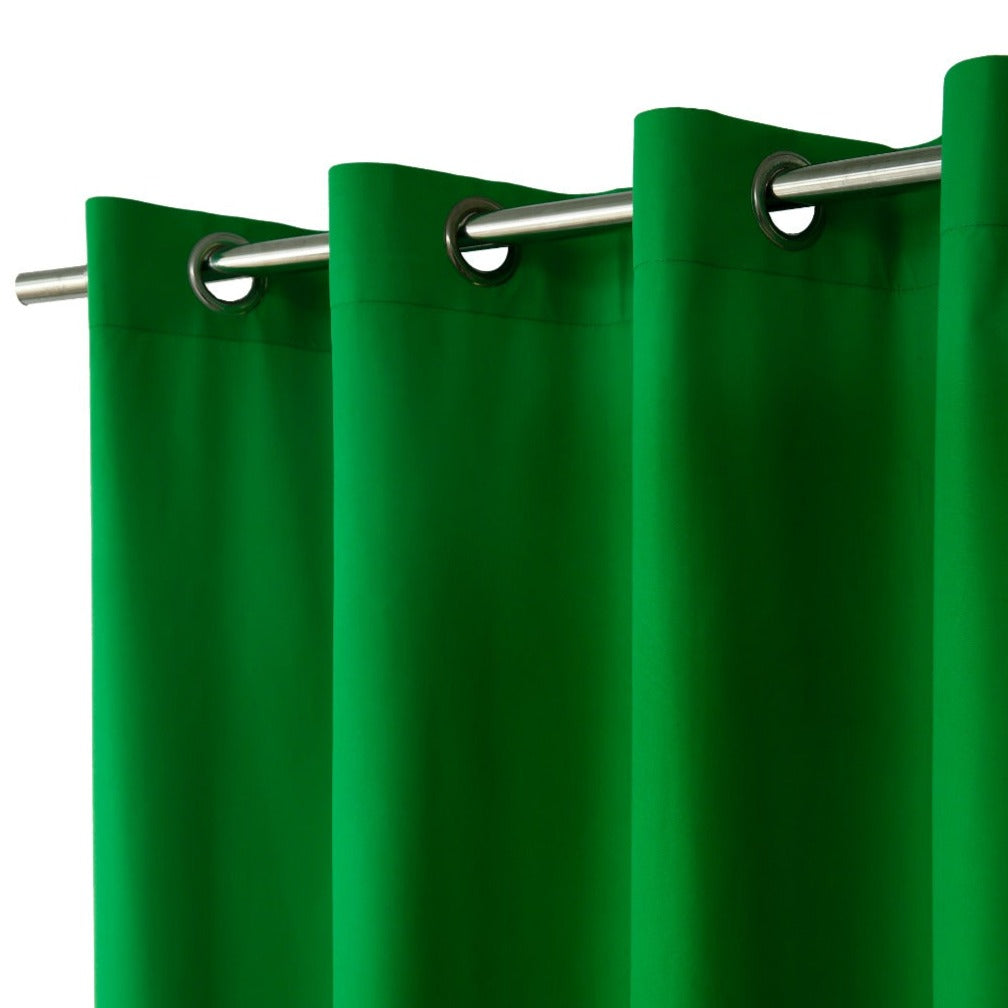 Plain Dyed Laminated Curtain-Green Curtains Apricot   