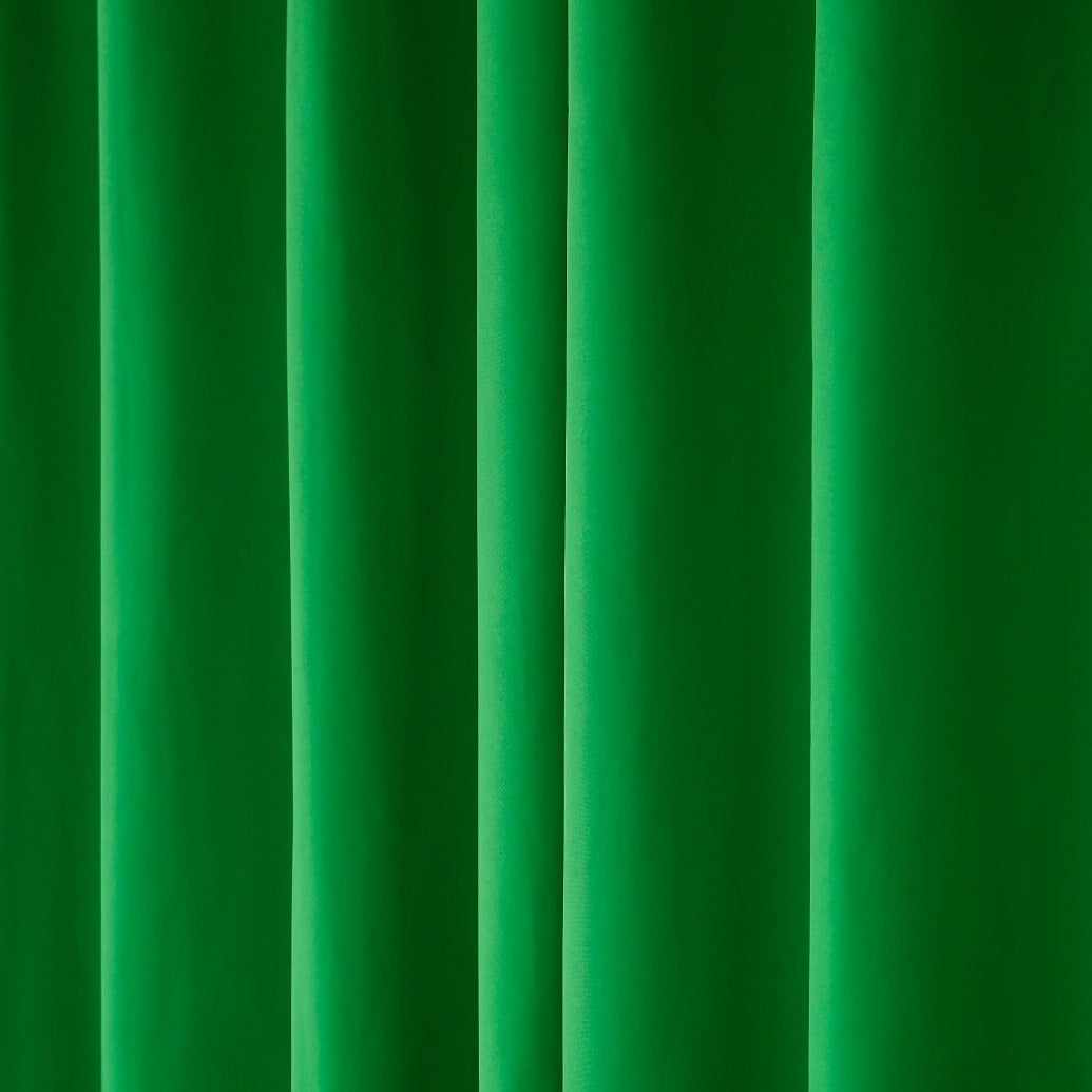 Plain Dyed Laminated Curtain-Green Curtains Apricot   