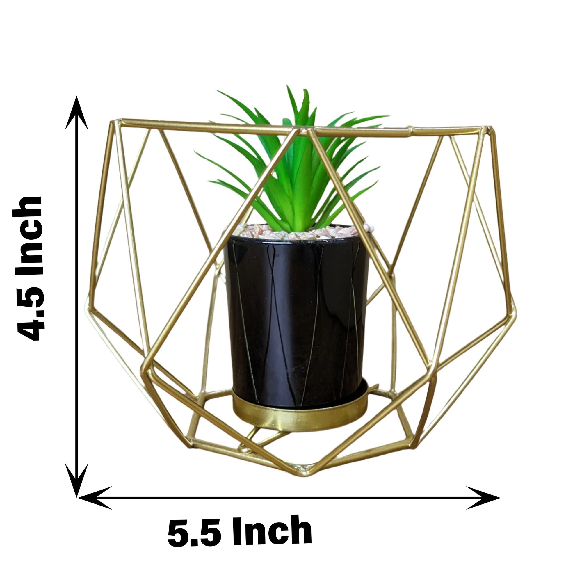 Metal Pot Stand Cylindrical-Golden(SA2405-152) Candle Stand Apricot