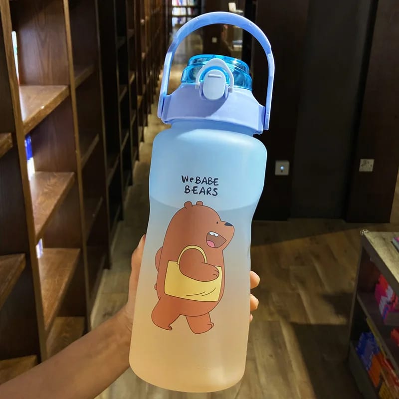 Premium  We Babe Bears Water Bottle(Sky Blue)5461- 2 Liters  Apricot   