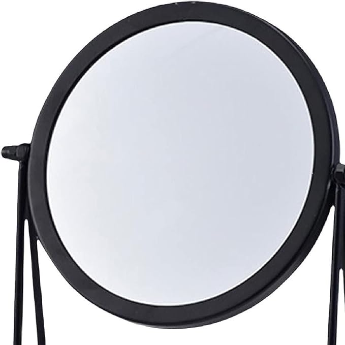 Rotatable Black Vanity Mirror-14295(SA2405-158) Cosmetic Organizer Apricot   