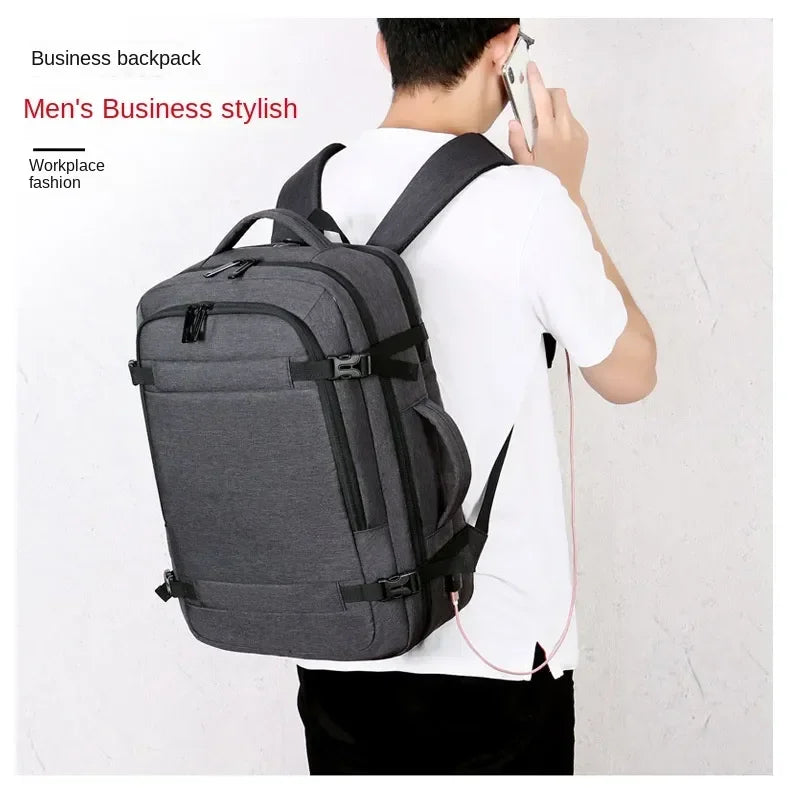 Large Capacity Multifunctional Extensible Rechargeable Hand-held Backpack-SA2408-271 Blankets Apricot