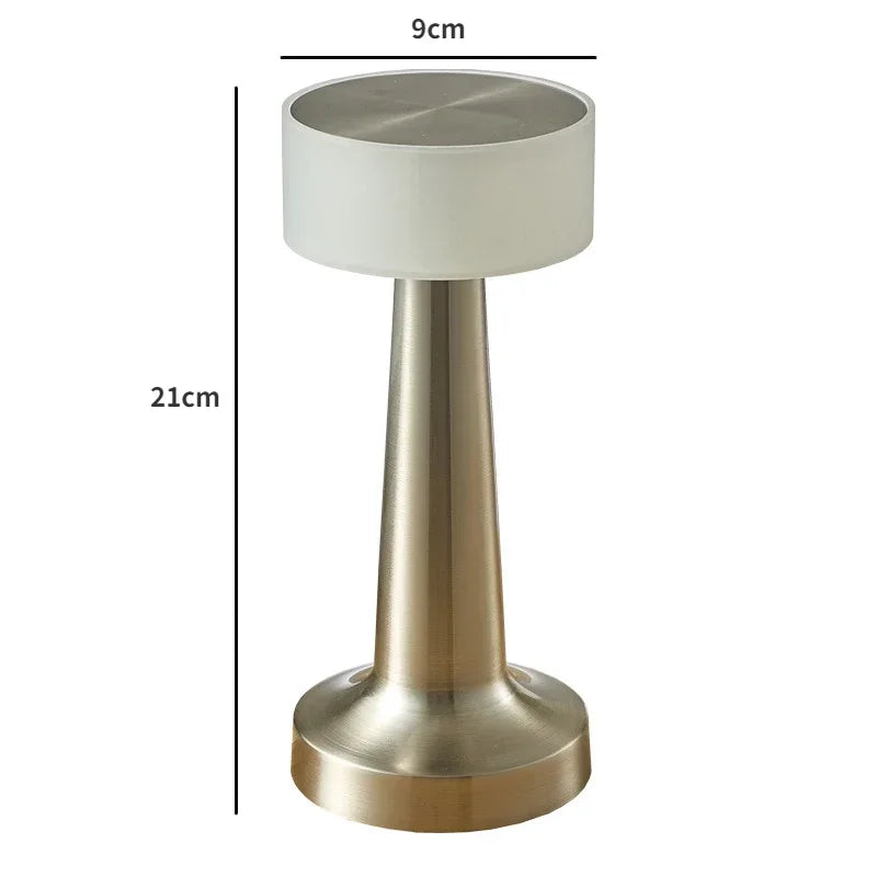 LED Bottle Light USB Rechargeable Touch Control Table Lamp-SA2411-64 Lamps Apricot