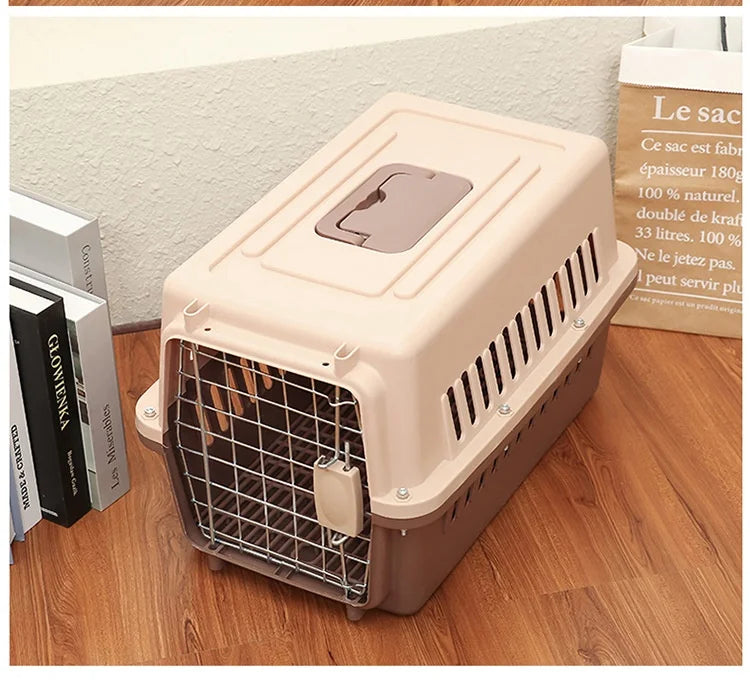 Portable Pet Carrier-SA2408-316 Mirror Apricot