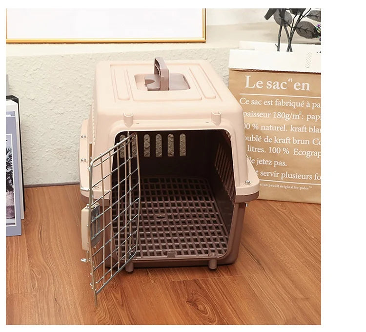 Portable Pet Carrier-SA2408-316 Mirror Apricot