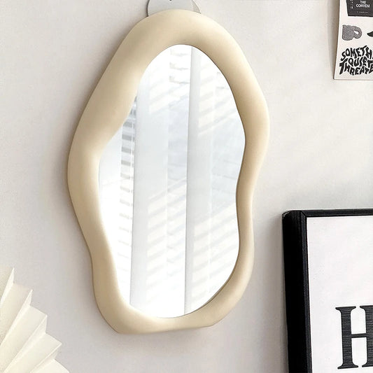 Cloud Makeup Mirror With Stand-SA2408-210 Mirror Apricot