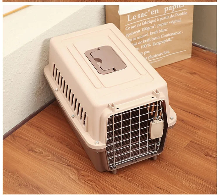 Portable Pet Carrier-SA2408-316 Mirror Apricot