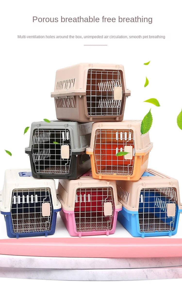 Portable Pet Carrier-SA2408-316 Mirror Apricot