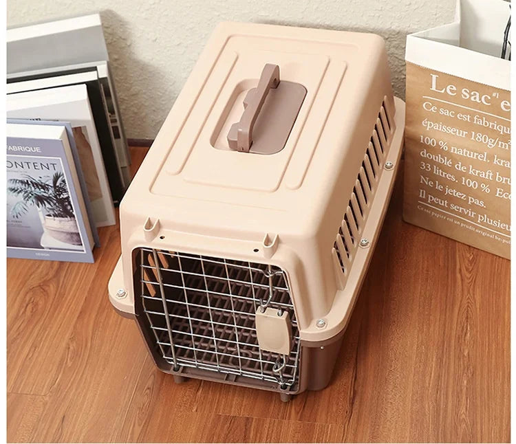 Portable Pet Carrier-SA2408-316 Mirror Apricot