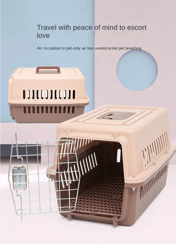 Portable Pet Carrier-SA2408-316 Mirror Apricot