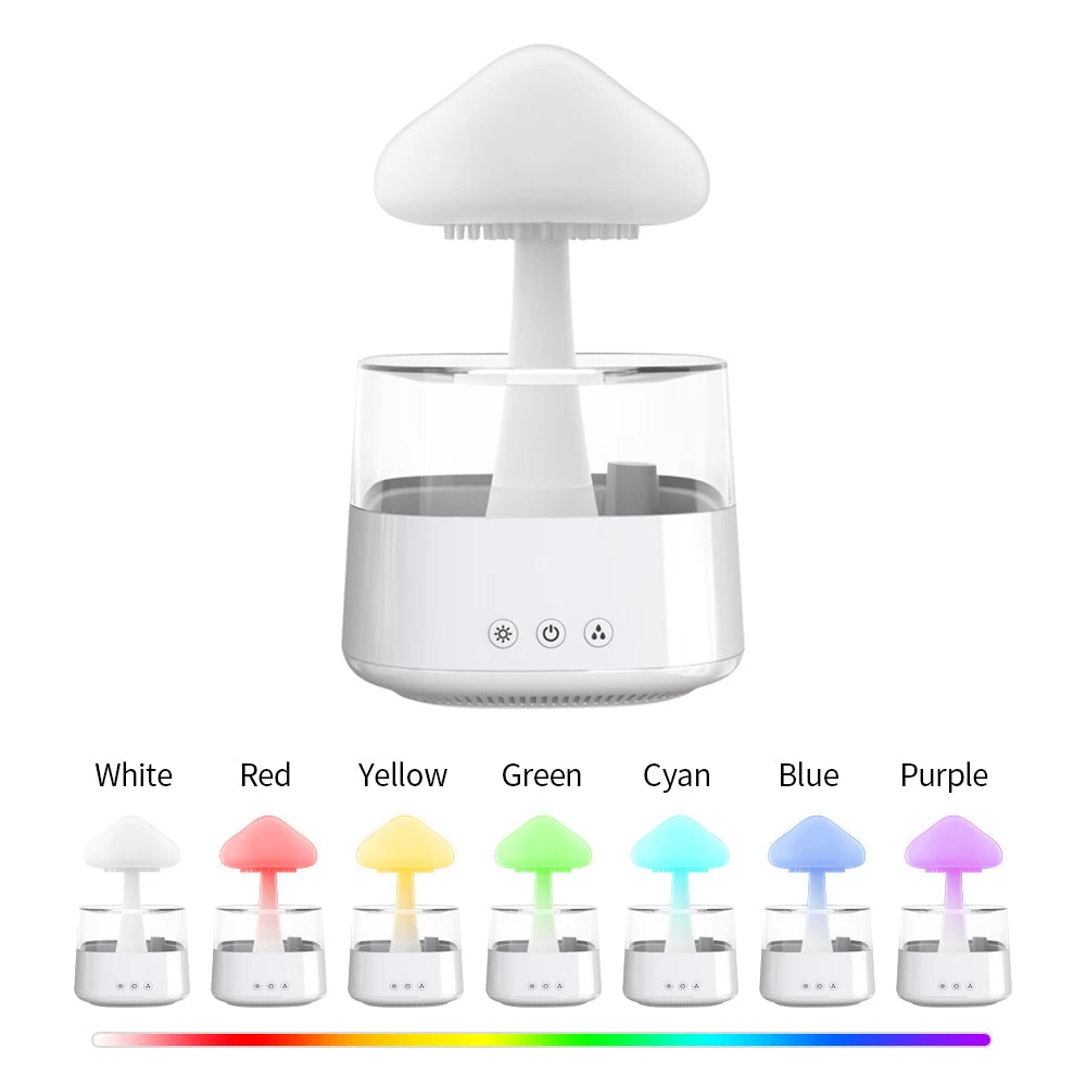 Cloud Rain Humidifier With 7 Colors Light-SA2411-62 Apricot