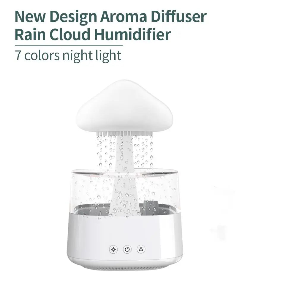 Cloud Rain Humidifier With 7 Colors Light-SA2411-62 Apricot