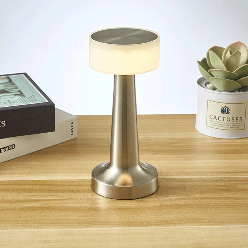 LED Bottle Light USB Rechargeable Touch Control Table Lamp-SA2411-64 Lamps Apricot