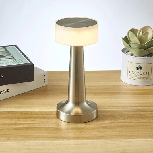 LED Bottle Light USB Rechargeable Touch Control Table Lamp-SA2411-64 Lamps Apricot