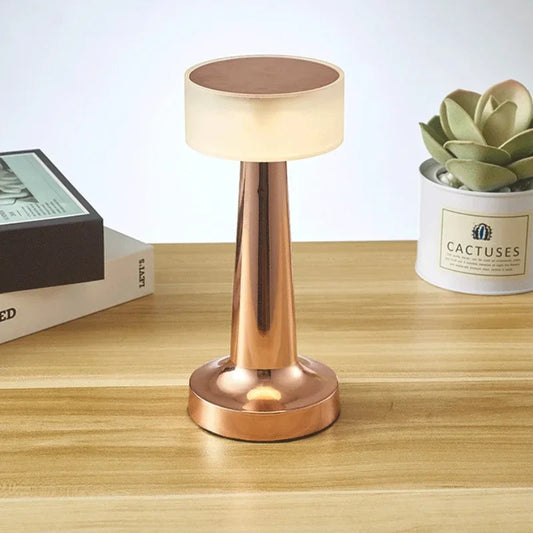 LED Bottle Light USB Rechargeable Touch Control Table Lamp-SA2411-65 Lamps Apricot