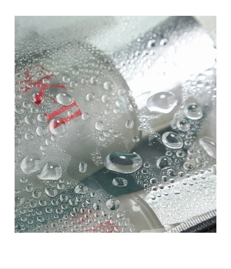 Transparent PU Cosmetic Bag Travel Toiletry Storage Bag-SA2408-278 Cosmetic Pouches Apricot