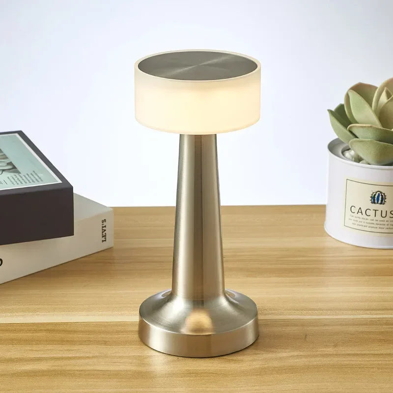 LED Bottle Light USB Rechargeable Touch Control Table Lamp-SA2411-64 Lamps Apricot
