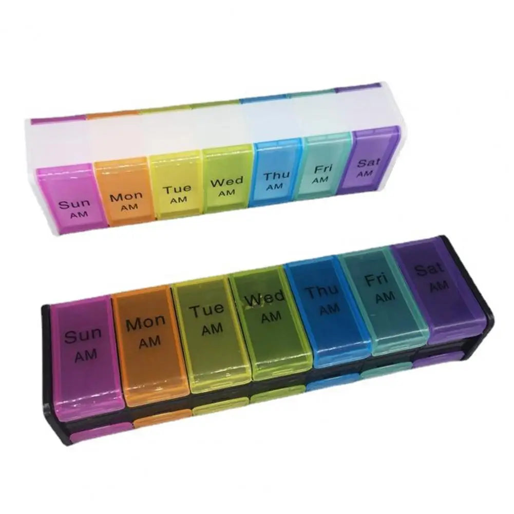 14 Grids Pill Container Pill Box Holder-SA2408-200 Apricot