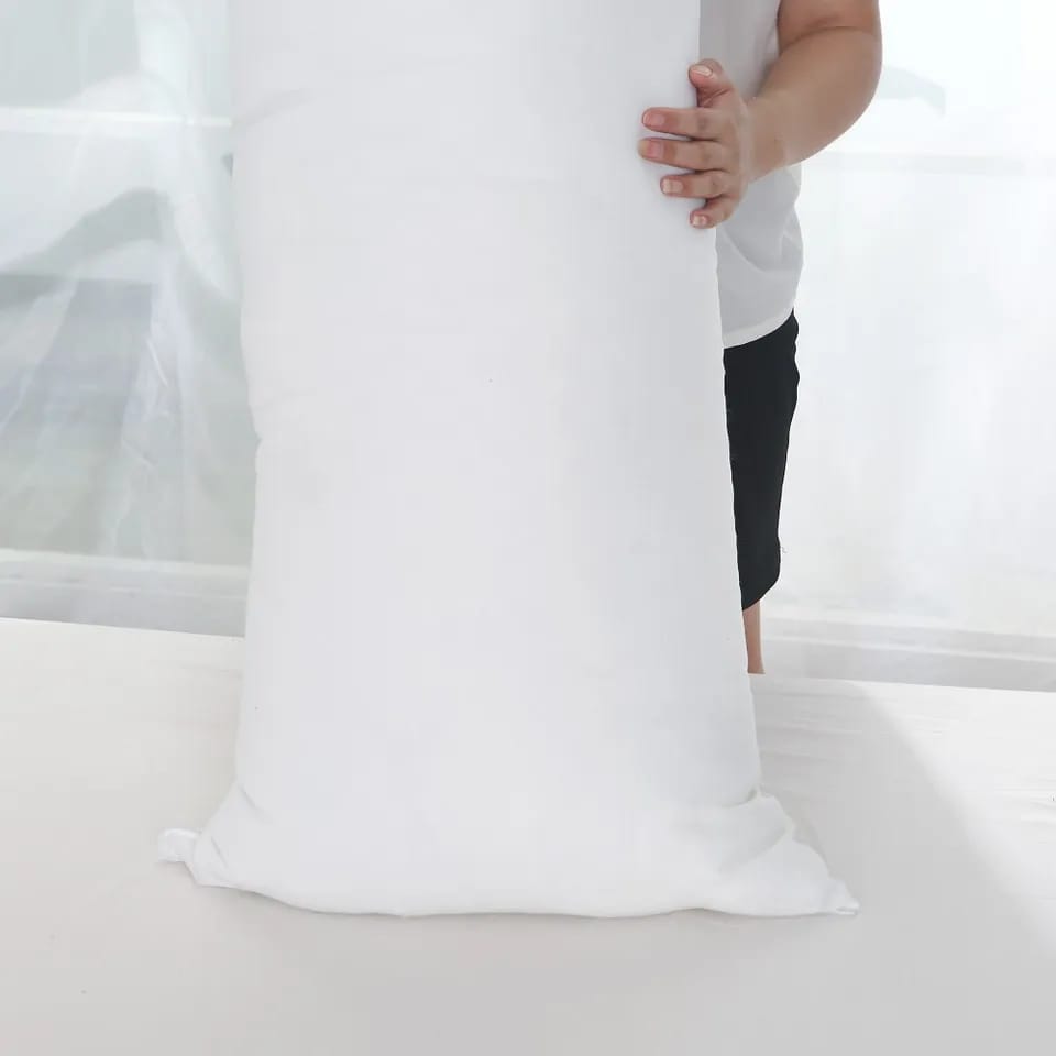 Sleeping Body Pillow 50x150 cm-White Apricot