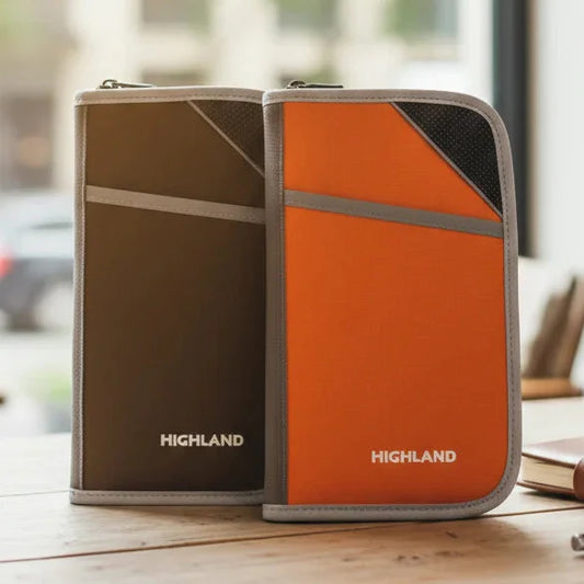 Slim Multi Purpose Organizer Case (SA2510-041) Cosmetic Pouches Apricot