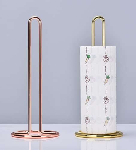 Stainless Steel Tissue Roll Holder-Gold Tissue Box Apricot   