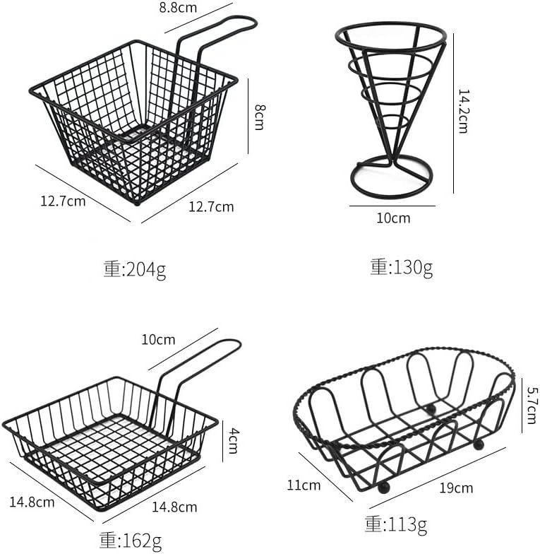 Stainless Steel Tower Snack Basket5646-Black  Apricot   