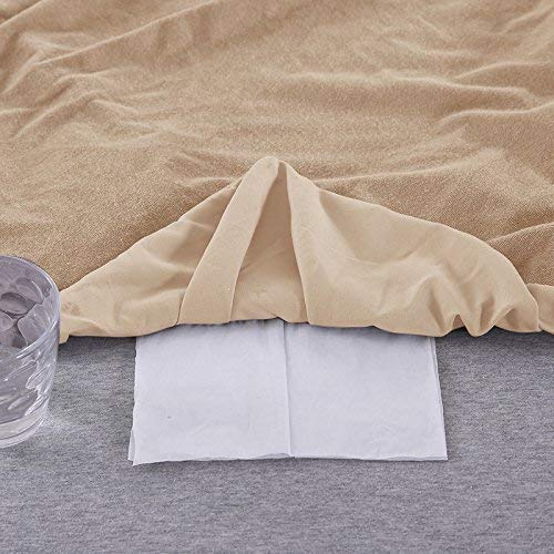 Terry Waterproof Mattress Protector-Beige  Apricot   