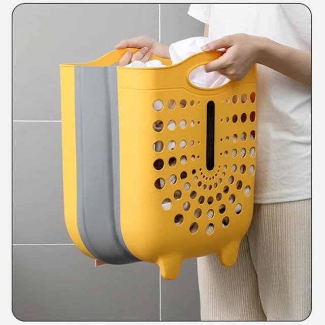 Collapsible Laundry Basket Apricot