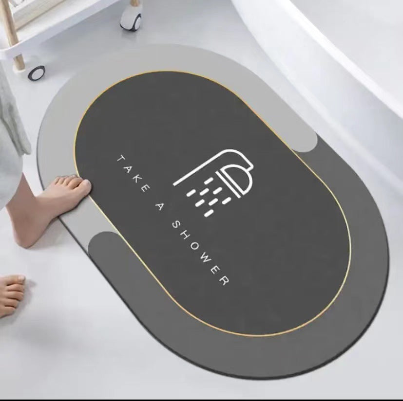 Water Absorbent Anti slip Bath mat-(SA2553-15) 5881 TAKE SHOWER Bath Mats Apricot   