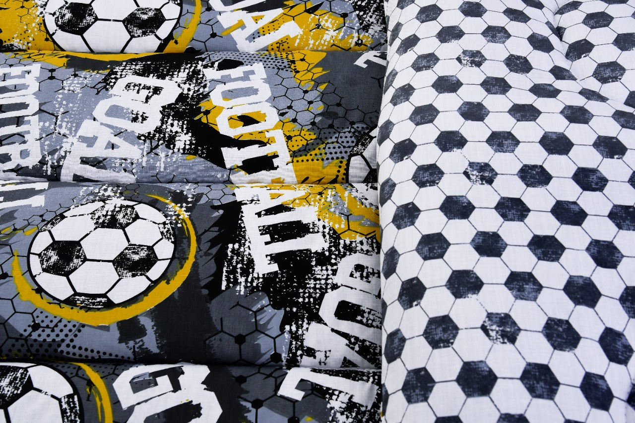 1 PC Single Comforter-Football Comforters Apricot