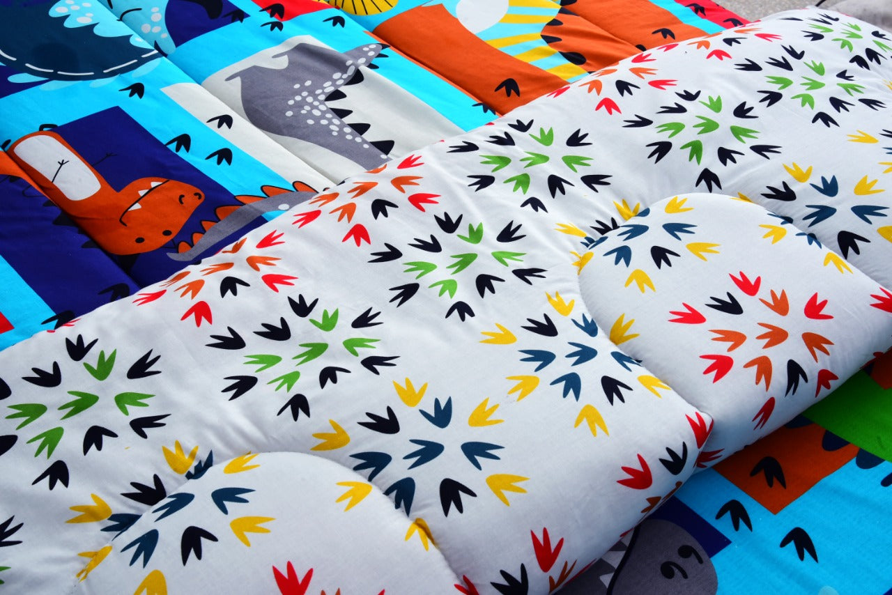 1 PC Single Comforter-Animals Era Comforters Apricot