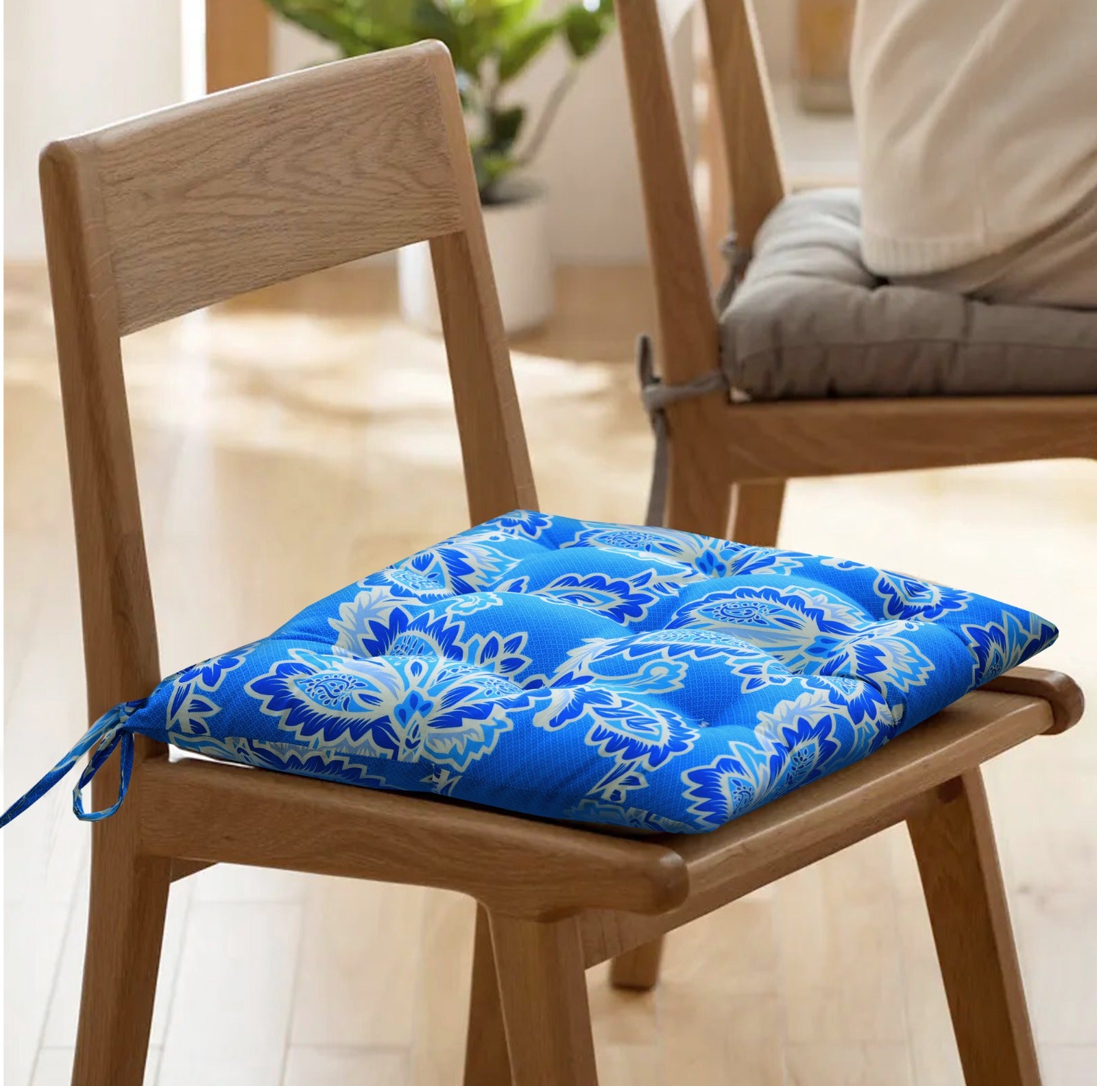 Digital Printed Chair Seaters- CS006 cushions Apricot