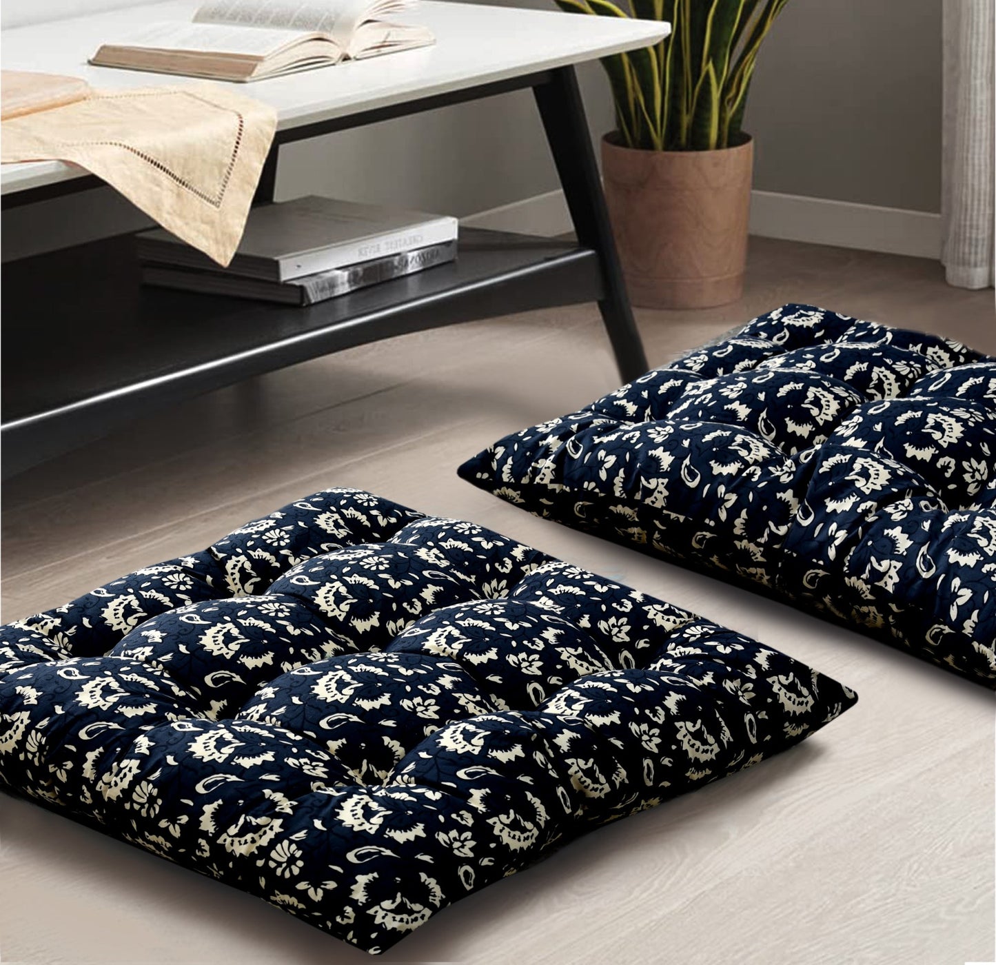 Digital Printed Chair Seaters- CS009 cushions Apricot