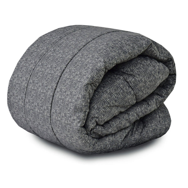 1 PC Double Winter Comforter-Grey Textured