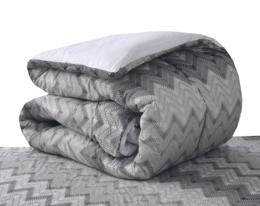 1 PC Single Comforter-Chevrons Comforters Apricot