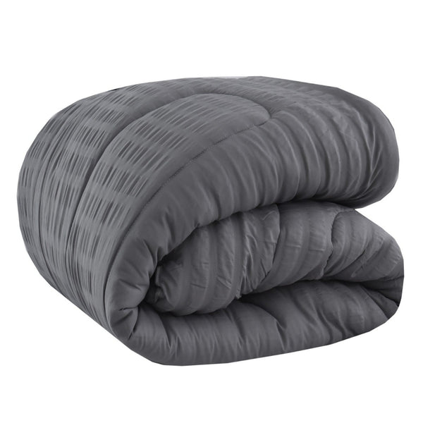 1 PC Double Winter Comforter-Grey Sequence