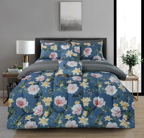 8 PCs Winter Comforter Set-Magnolia