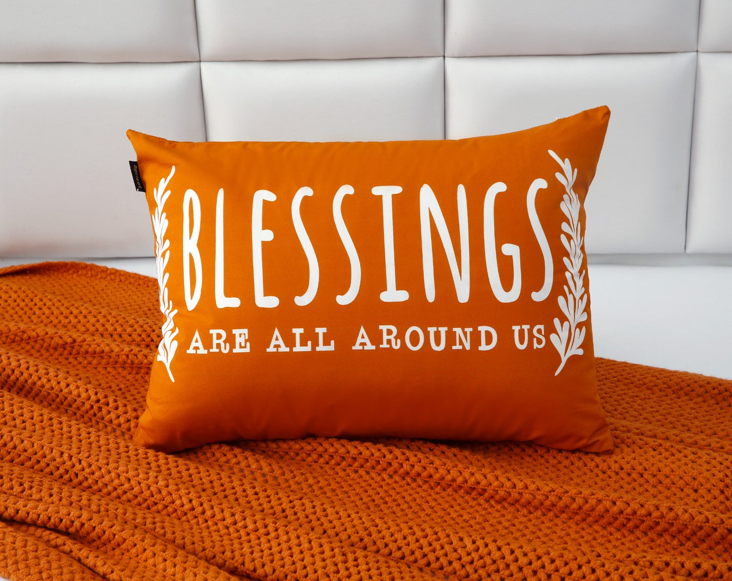 1 PCs Digital Printed Cotton Bed Pillow-Blessings