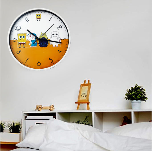 30 Cm Wall Clock SA2311-21-Baymax Clock Apricot   