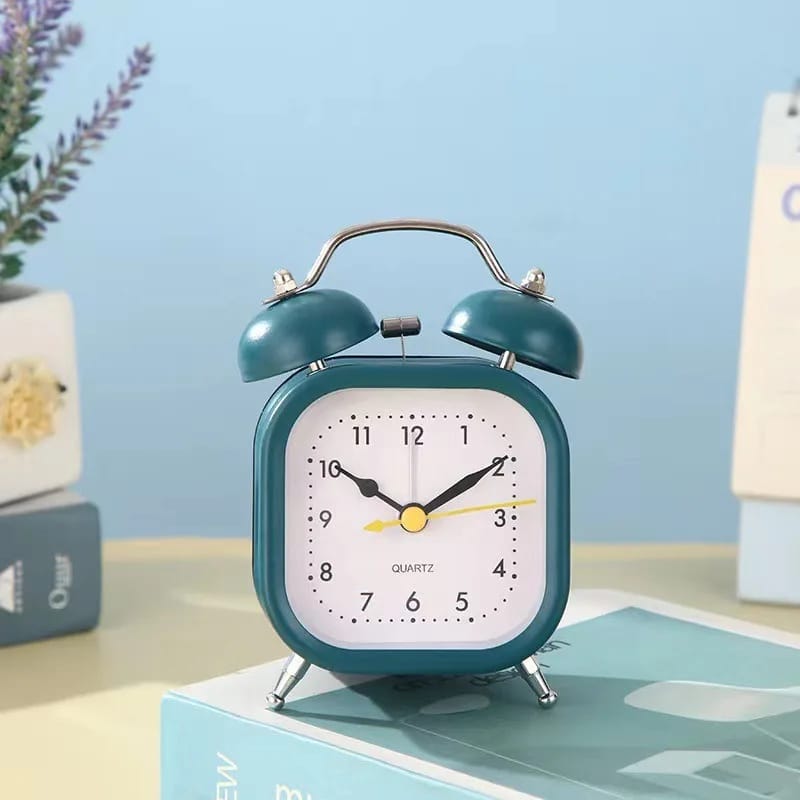 Side Table Alarm Clock-(SA2405-231) Clock Apricot   