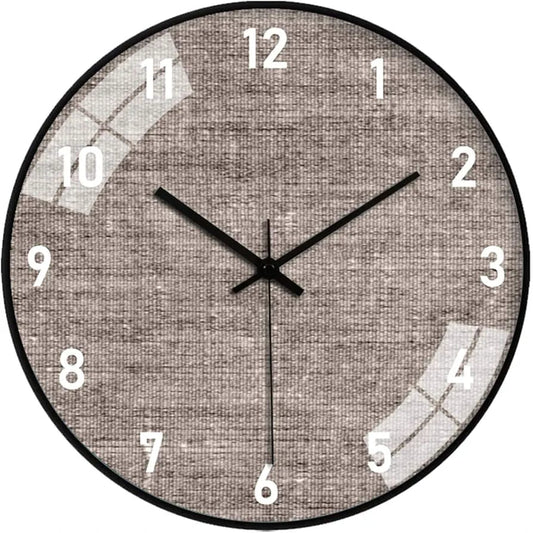 30CM Wall Clock-Brown(SA2405-203) Clock Apricot   